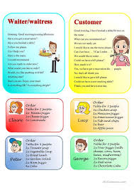 Take the order, bring the order and clean the table. Restaurant Role Play English Esl Worksheets For Distance Learning And Physical Classrooms