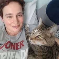 Oscar (grey kitty) wanted to show that the bridge is big enough for two  cats.