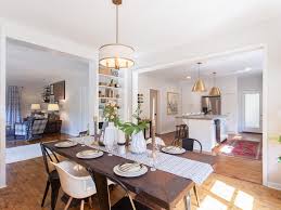 Solidly built, our standard pieces are crafted from beautiful reclaimed white pine barn wood. Neutral Mid Century Modern Dining Room With White Oak Buffet Table Hgtv