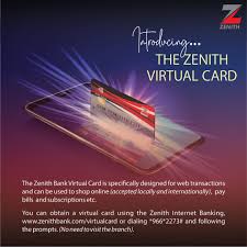 And also providing you convenient access to your accounts over. Zenith Bank On Twitter To Obtain A Zenith Virtual Card Log Into The Zenith Internet Banking Portal Visit This Link Https T Co Vktmdmb7cg Or Dial 966 2273 And Follow The Prompts Zenithbankvirtualcard Eazybanking Https T Co E7kdsneq4u