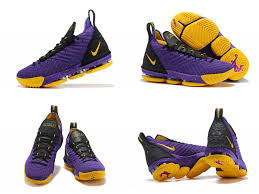 This time around, king james's latest signature takes on a. 2019 New Arrival New 2019 Nike Lebron 16 Lakers Purple Black Yellow Shoes For Sale Yellow Shoes Nike Lebron Purple And Black