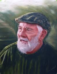 Just wanted to share a "work in progress" painting from this weekend,  inspired by a photograph from the lovely Roy Newport. Not sure if this chap  was a local or a tourist,