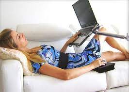what s the most comfortable posture for using a laptop on bed nottable laptop stand by nelson motta portable laptop table laptop stand computer stand