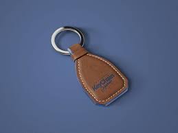 Free Leather Keychain Mockup Psd Download Leather Keychain Keychain Keychain Design