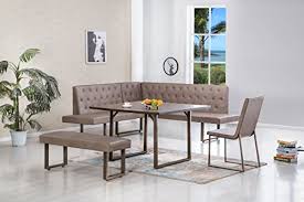 Corner breakfast nook dining set. James Corner Breakfast Nook Dining Set Buy Online In Andorra At Andorra Desertcart Com Productid 48533379