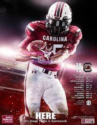 South Carolina Football Football Football Poster Carolina Football