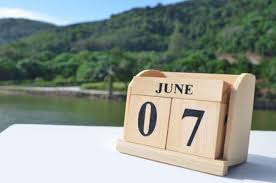 Another belief is that the month's name comes from the. June 7 Date Design With Number Cube On White Table Cover Design In Natural Concept Lizenzfreie Fotos Bilder Und Stock Fotografie Image 170181854