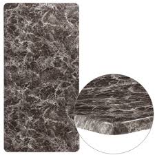 This material is low maintenance, requiring only daily cleaning. Flash Furniture 30 X 60 Rectangular Gray Marble Laminate Table Top