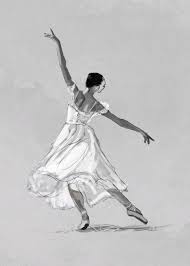 Ballet Dancer Drawing Black And White Displate Poster Ballet Dancer Ballet Dancer Black White Dance Woman Dress Danca Bailarina Folclore