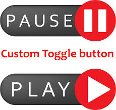 Which displays something like a rectangle with various options on it like pause/play, download, set volume etc. Custom Play Pause Button Use Case System Variables Elearning