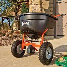 Agri Fab 130 Lb Push Broadcast Spreader In 2021 Spreader Wood Chipper Wheelbarrow