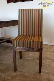 Upholstered Dining Chair No Sewing Machine Needed Dining Chairs Diy Dining Chairs Upholstered Dining Chairs