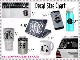 image result for car decal size chart vinyl n decal size