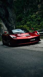 Ferrari Laferrari Aperta Red Sports Car 720x1280 Wallpaper Ferrarilaferrariaperta Ferrari Laferrari Ferrari Car Best Luxury Cars