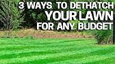 It is a combinglike operation in which you comb out the debris. Dethatching Your Lawn Youtube