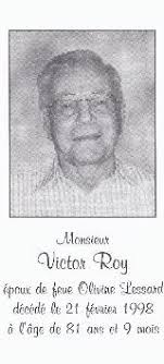 Généalogie Victor Roy