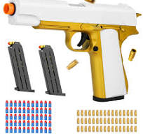 Amazon.com: Toy Gun Soft Bullet for Boys Girls, Toy Foam Blasters & Guns,  Toy Guns with Shell Ejecting, Gift Box for Christmas Birthday for Boys  Girls ...