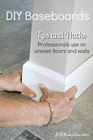 Large gap between hardwood floor and wall. Diy Baseboard Tutorial H2obungalow