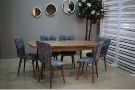 Fotoğrafta verdiğimiz boyutlar 6 kişilik dikdörtgen asgari yemek masası boyutudur. Mutfak Masa Sandalye Takimi 6 Kisilik Acilir Ceviz Masa Sandalyelerimizde Farkli Renk Secenekleri Mevcuttur Yzc Metal San Ve Tic Ltd Sti Turkiye