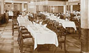 A brief tour one night of the former 1st class dining room, now called the grand salon, on the rms queen mary in long beach, california. Furniture Cunard White Star Rms Queen Mary