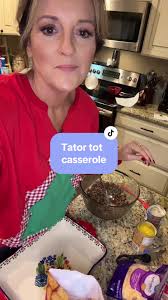 Tator tot casserole #dinner #easyrecipesathome #yummy #weeknightdinner