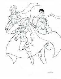 By best coloring pagesoctober 24th 2017. Supergirl And Superman And Powergirl In Pellucidar Mikishawn S Sebastien Dardenne Comic Art Gallery Room
