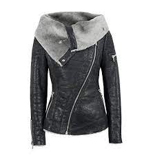 New Smallrabbit Women S Leather Jackets Winter Warm Fleece Lined Slim Punk Bomber Casual Zipper Short Coat Women Plus Fashion Black Leather Biker Jacket Style
