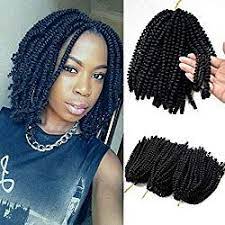 12 Spring Twist Crochet Braiding Hair Styles With Good Reviews Plus Video Tutorial On How To Install Crochet Hair Crochet Hair Extensions Spring Twist Hair Crochet Braids Hairstyles