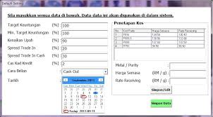 Sistem Pengurusan Kedai Emas Sistem Pengurusan Perniagaan Sankyu Sistem