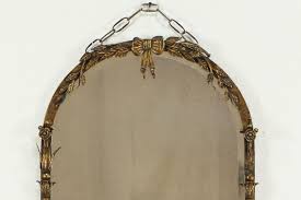 Buy top selling products like uttermost hovan frameless arch mirror and moderno beveled mirror collection. Sold Arched Antique Wrought Iron Beveled Mirror Birds Flowers 35211 Harp Gallery Antiques Furniture