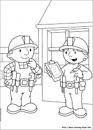 Free coloring pages for kids. Bob The Builder Coloring Picture