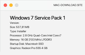 Microsoft has released its first service pack for the windows 7 operating system addressing minor os nips and tucks. Download Windows 7 Service Pack 1 For Free From Mac Download Site