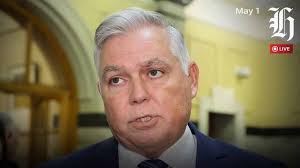 NZ Herald Live: Mark Mitchell talks to media