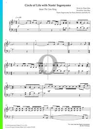 Die klaviernoten findest du ganz einfach auf dem pianolicious.blogspot.de, d.h. Circle Of Life Sheet Music Piano Solo Pdf Download Streaming Oktav