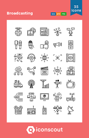Download Broadcasting Icon Pack Available In Svg Png Eps Ai Icon Fonts Communication Icon Icon Icon Pack