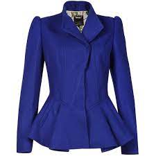 Ted Baker Blazer With Peplum In Bright Blue 300 Found On Polyvore Clothes Fashion Fall Winter Fashion Trends