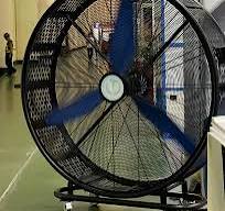 Industrial Floor Standing Permanent Magnet Hvls Fan with ...