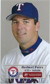 2003 Texas Rangers Dr. Pepper #23 Herbert Perry SGA