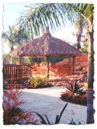 Swimming pool, internet, air conditioning, hot tub, fireplace, tv, satellite or cable, washer & dryer, parking, no smoking, heater bedrooms: Custom Built Tiki Hut Any Shape Any Size Any Where Many Different Thatches Available