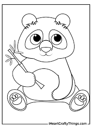 Cute baby panda coloring pages. Giant Panda Coloring Pages Updated 2021