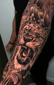 Lion And Clock Tattoo Video Clock Tattoo Tattoos Lion Tattoo