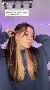 Lucychengg Video Hair Color Underneath Hair Color Streaks Aesthetic Hair