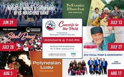 Concerts in the Park: BYU Vocal Point & Noteworthy
