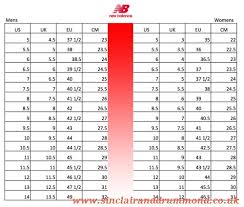 New Balance Size Chart