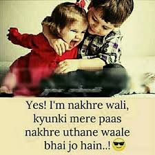 Top 29 cute brother quotes from sister. Funny Brother And Sister Quotes In Hindi Daily Quotes