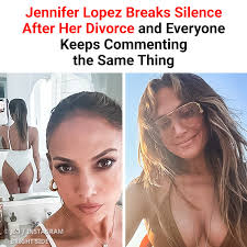 Jennifer Lopez has finally addressed her recent divorce filing from Ben  Affleck, sharing her thoughts with fans through a series of candid photos  and messages.