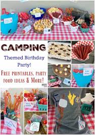 These educational printables cover a variety of skills and a variety of levels of ability. Camping Themed Birthday Party Ideas Camping Party Food Free Camping Party Printables Must Have Mom