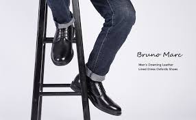 Bruno marc men's italy classic modern formal oxfords wingtip lace up dress shoes. Bruno Marc Men S Leather Lined Classic Lace Up Formal Dress Shoes Derbys Downing 02 Amazon Co Uk Shoes Bags