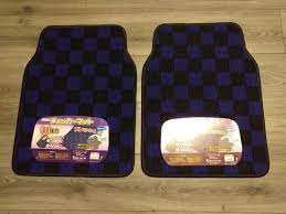 Car floor mats are designed to collect dirt, moisture, stones, and other debris on the bottom of your shoes when you get into your car. Jdm Checkered Floor Mats For Sale In Wexford Town Wexford From Driftbadger