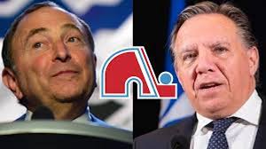 Gary Bettman reçoit le ministre des Nordiques pour une rencontre dans les  bureaux de la LNH